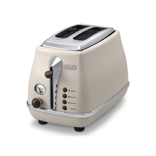 DeLonghi Icona vintage kenyérpirító, 6 fokozatú, bézs 