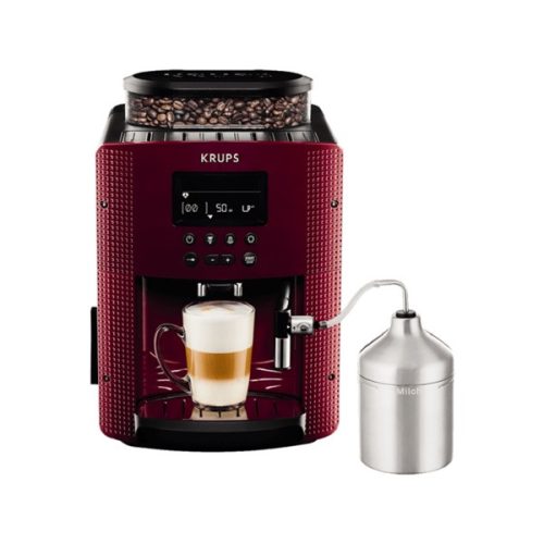 Krups Essential piros, LCD kijelzős, automata kávéfőző