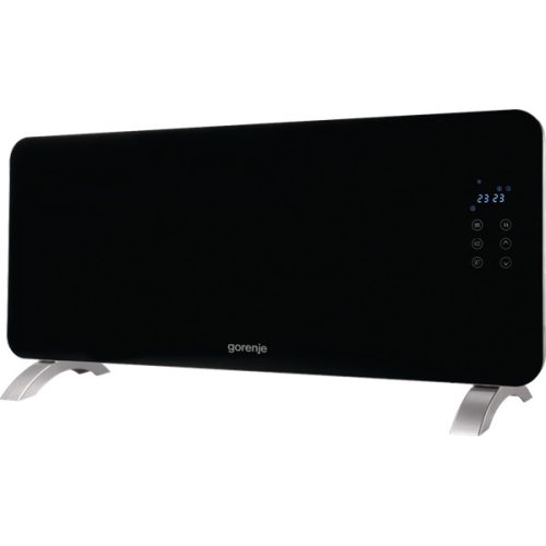 Gorenje OptiHeat fűtőtest panel, edzett üveg, fekete, 2000W 