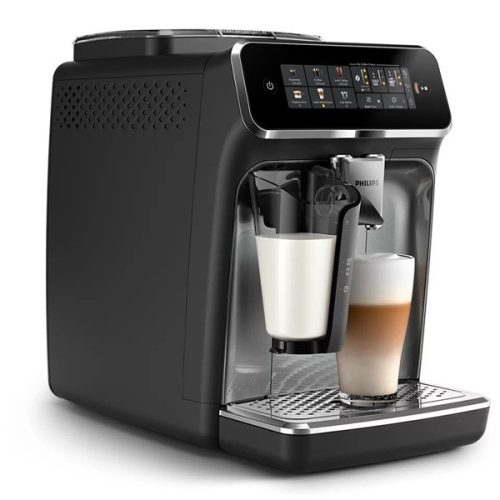 Philips 3300 LatteGo automata kávéfőző, tejhabosítóval, fekete