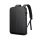 AXEN laptop hátizsák, merevített szögletes, USB, fekete