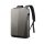 AXEN laptop hátizsák, merevített szögletes, USB, szürke