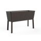 SPLENDOR magasított kerti virágláda, rattan, 120l 