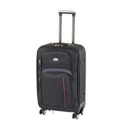 TRAVELUX LIGHT puhafedeles közepes bőrönd, 68×45×25 cm