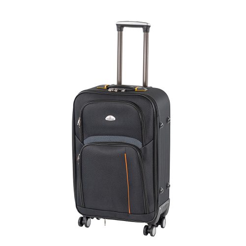 TRAVELUX LIGHT puhafedeles közepes bőrönd, 68×45×25 cm
