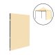 LEZITER kerti pavilon oldalfal ponyva, 3×3m